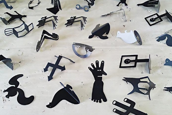 小物金属パーツの焼付塗装