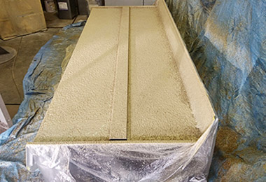 パネル裏打ち加工