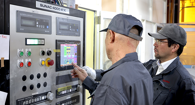 数値で管理する、 安定した品質体制